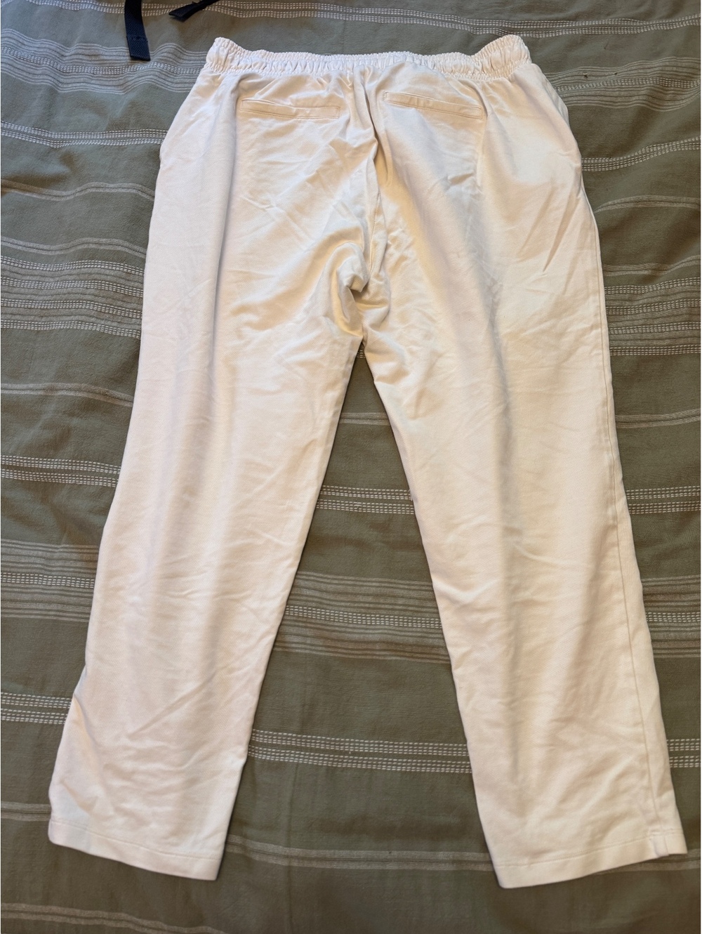 A New Day Beige Drawstring Waist Casual Pants Size L